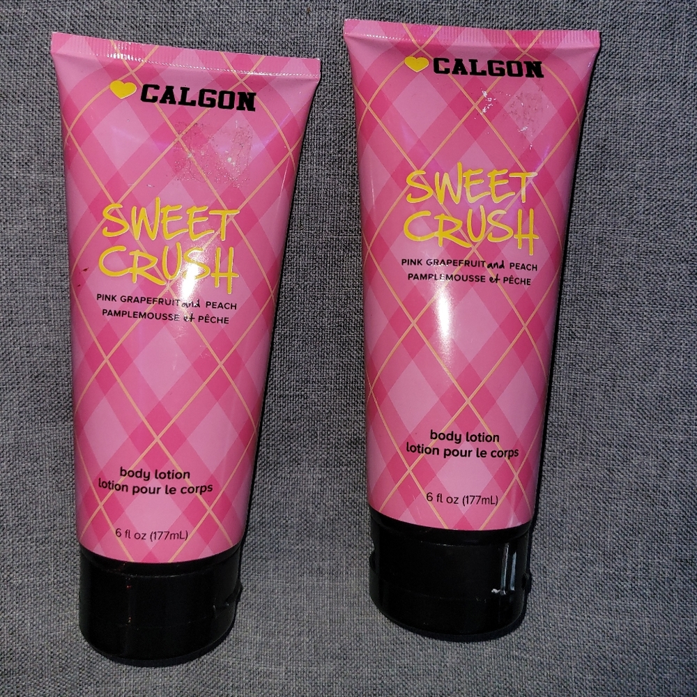 CALGON Sweet Crush Body Lotion Pink Grapefruit and Peach